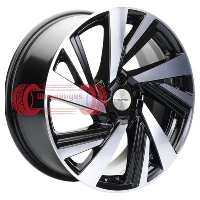 Khomen Wheels KHW1801 (Chery Tiggo) Black-FP 7.5x18/5x108 D60.1 ET40  