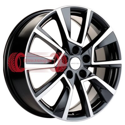 Khomen Wheels KHW1802 (Coolray) Black-FP 7x18/5x114.3 D54.1 ET50  