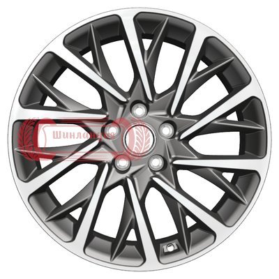 Khomen Wheels KHW1804 (Camry) Gray-FP 7.5x18/5x114.3 D60.1 ET45  