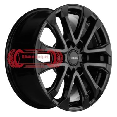 Khomen Wheels KHW1805 (Haval H9) Black 7.5x18/6x139.7 D75.1 ET42  