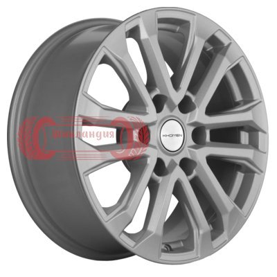 Khomen Wheels KHW1805 (LC Prado) F-Silver 7.5x18/6x139.7 D106.1 ET25  