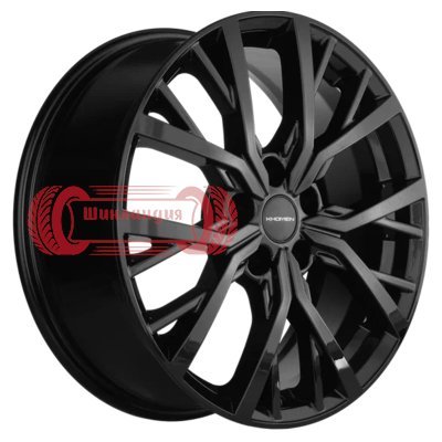 Khomen Wheels KHW1806 (Coolray) Black 7x18/5x114.3 D54.1 ET50  