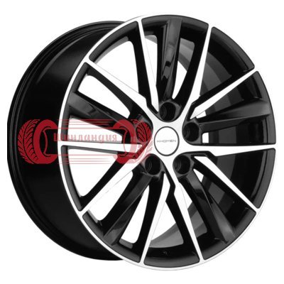 Khomen Wheels KHW1807 (Haval F7/F7x) Black-FP 8x18/5x114.3 D64.1 ET40  