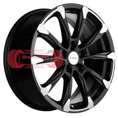 Khomen Wheels KHW1808 (RAV4) Black-FP 7.5x18/5x114.3 D60.1 ET45  