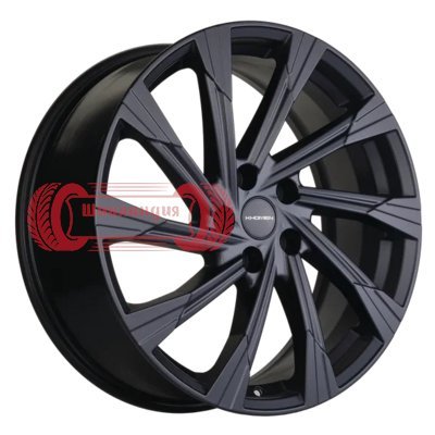 Khomen Wheels KHW1901 (Exeed VX/TXL/LX) Black matt 7.5x19/5x108 D65.1 ET36  