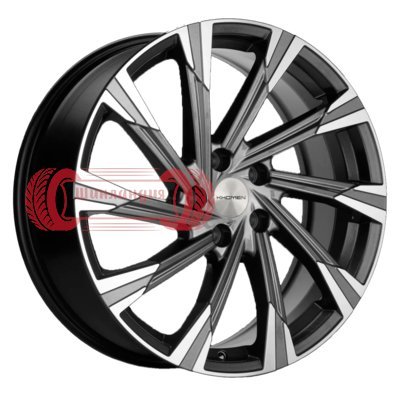 Khomen Wheels KHW1901 (Tugella) Gray-FP 7.5x19/5x108 D63.4 ET46  