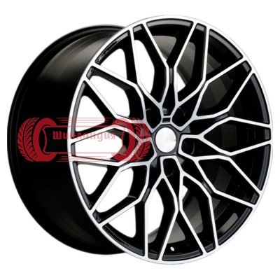 Khomen Wheels KHW1902 (BMW Front) Black-FP 8.5x19/5x112 D66.6 ET30  