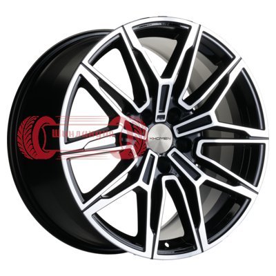 Khomen Wheels KHW1904 (RX/NX) Black-FP 8.5x19/5x114.3 D60.1 ET30  