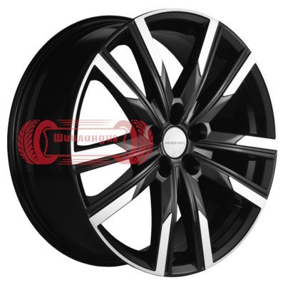 Khomen Wheels KHW1905 (Geely Atlas/Atlas Pro) Black-FP 7.5x19/5x114.3 D60.1 ET45  