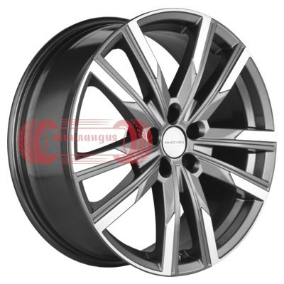 Khomen Wheels KHW1905 (Geely Monjaro/Tugella) Gray-FP 7.5x19/5x108 D63.4 ET46  