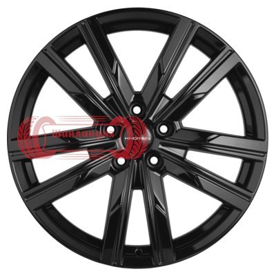 Khomen Wheels KHW1905 (Haval Dargo) Black 7.5x19/5x114.3 D66.5 ET40  