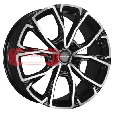 Khomen Wheels KHW1907 (Exeed LX) Black-FP 7.5x19/5x108 D60.1 ET52  