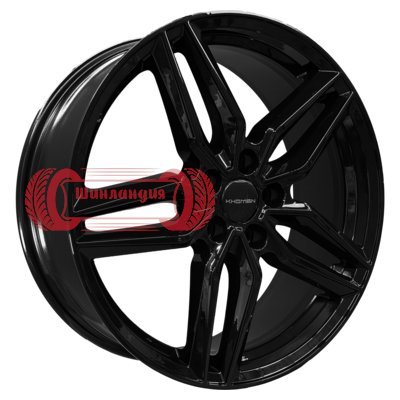 Khomen Wheels KHW1911 (Geely Atlas (Pro) / Changan CS55 (75)) Black 7x19/5x114.3 D60.1 ET45  