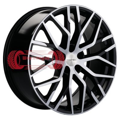 Khomen Wheels KHW2005 (Li 7/9) Black-FP 8.5x20/5x120 D62.5 ET45.5  