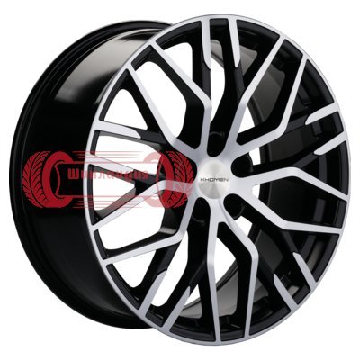 Khomen Wheels KHW2005 (RX) Black-FP 8.5x20/5x114.3 D60.1 ET30  