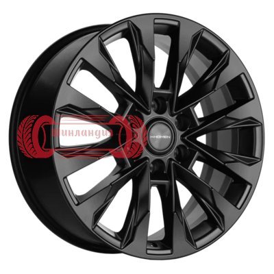 Khomen Wheels KHW2010 (LC 300 Tuning) Black matt 8x20/6x139.7 D95.1 ET35  
