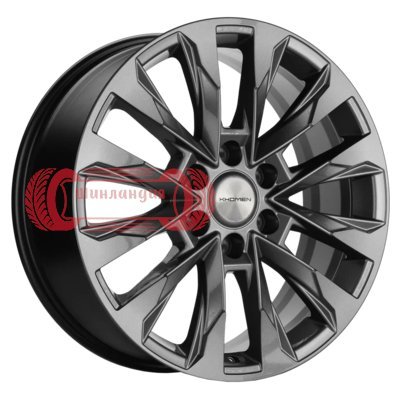 Khomen Wheels KHW2010 (LC 300) Gray 8x20/6x139.7 D95.1 ET60  