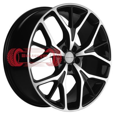 Khomen Wheels KHW2012 (Lexus RX) Black-FP 8x20/5x114.3 D60.1 ET35  