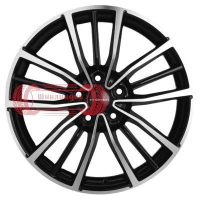 Khomen Wheels KHW2012 (Zeekr 001) Black-FP 8x20/5x108 D63.4 ET40  