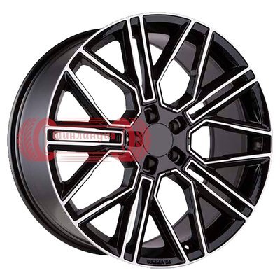 Khomen Wheels KHW2101 (Cayenne) Black-FP 9.5x21/5x130 D71.6 ET46  