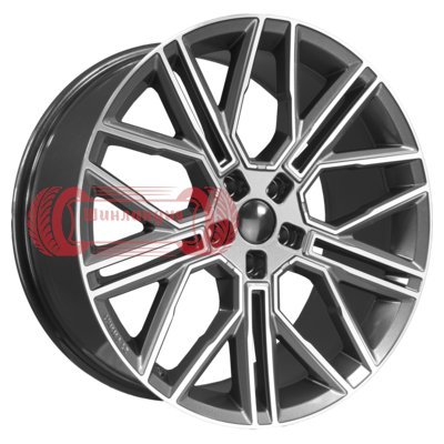 Khomen Wheels KHW2101 (Li 7/9) Gray-FP 9.5x21/5x120 D62.5 ET45.5  