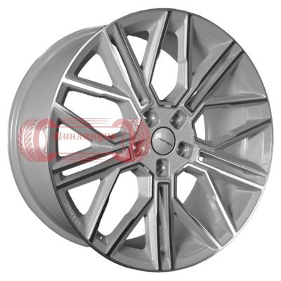 Khomen Wheels KHW2101 (Li 7/9) F-Silver-FP 9.5x21/5x120 D62.5 ET45.5  