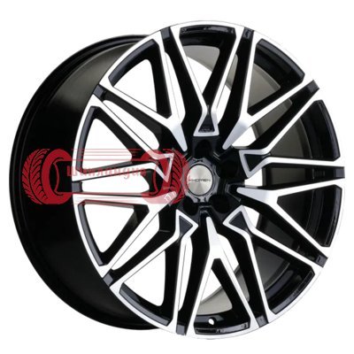 Khomen Wheels KHW2103 (X5/X6/X7 осн.) Black-FP 9.5x21/5x112 D66.6 ET37  