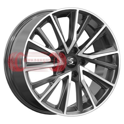 Premium Series КР010 (Exeed TXL) Diamond Black Gris 7.5x18/5x108 D65.1 ET36  