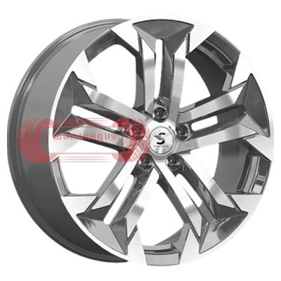 Premium Series КР015 (Exeed TXL/VX) Diamond Gloss Graphite 7.5x19/5x108 D65.1 ET36  