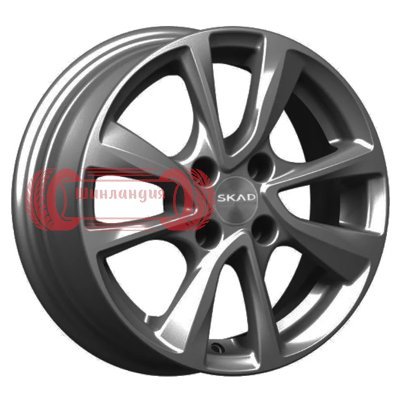 СКАД Ницца (КЛ287) Графит 5.5x14/4x98 D58.6 ET35  