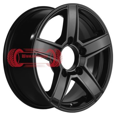 Khomen Wheels KHW1614 (Niva 4x4 Bronto) Black 6.5x16/5x139.7 D98.5 ET35  