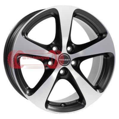 Borbet CC Black Polished Glossy 7x16/5x115 D70.1 ET40  