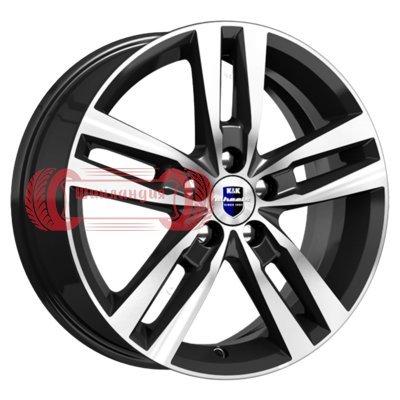 K&K Rassvet-оригинал (КС868) Алмаз черный SK 6.5x16/5x112 D57.1 ET46  
