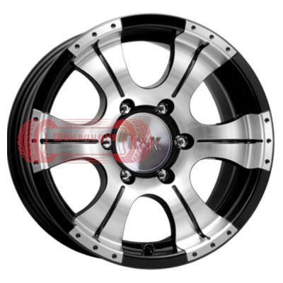 K&K Байконур (КС465М) Алмаз черный 8x16/5x139.7 D110.1 ET20  