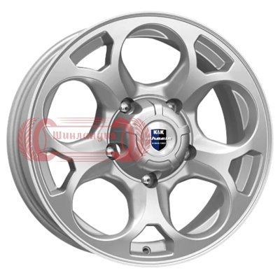 K&K Линкс (КС1057) Сильвер 7x16/5x139.7 D108.5 ET35  