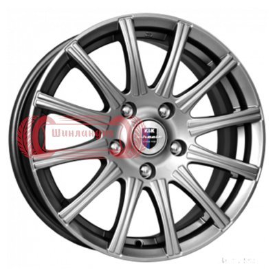 K&K Сиеста (КС477) Дарк платинум 5x13/4x100 D67.1 ET35  