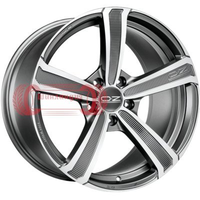 OZ Montecarlo HLT Matt Dark Graphite Diamond Cut 9.5x20/5x112 D79 ET33  
