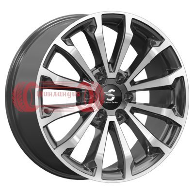 Premium Series КР006 (TANK 500) Diamond Black Gris 8.5x20/6x139.7 D100.1 ET33  