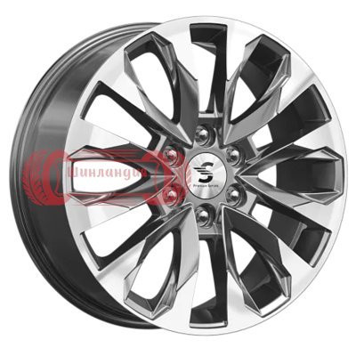 Premium Series КР007 (Haval H9) Diamond Gloss Graphite 8x20/6x139.7 D75.1 ET42  