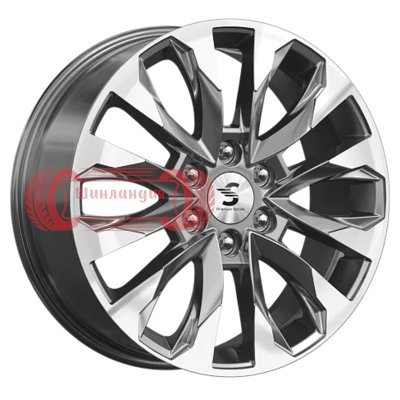 Premium Series КР007 (Pajero Sport) Diamond Gloss Graphite 8x20/6x139.7 D67.1 ET38  