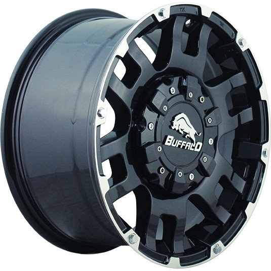 BUFFALO BW-004 gloss-black-machined-face 9x20/6x139.7 D106.3 ET0  