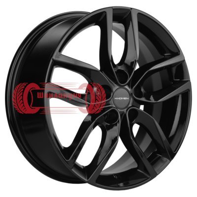 Khomen Wheels KHW1708 (Jolion) Black 6.5x17/5x114.3 D66.5 ET37  