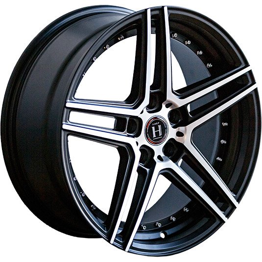 HARP Y-22 satin-black__machined-face 10x20/5x112 D72.6 ET40  