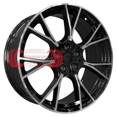 PDW 5407 Gloss Black Machine Face 9.5x19/5x112 D66.6 ET33  