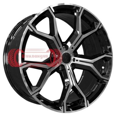 PDW 5445 Gloss Black Machine Face 10.5x20/5x112 D66.6 ET40  