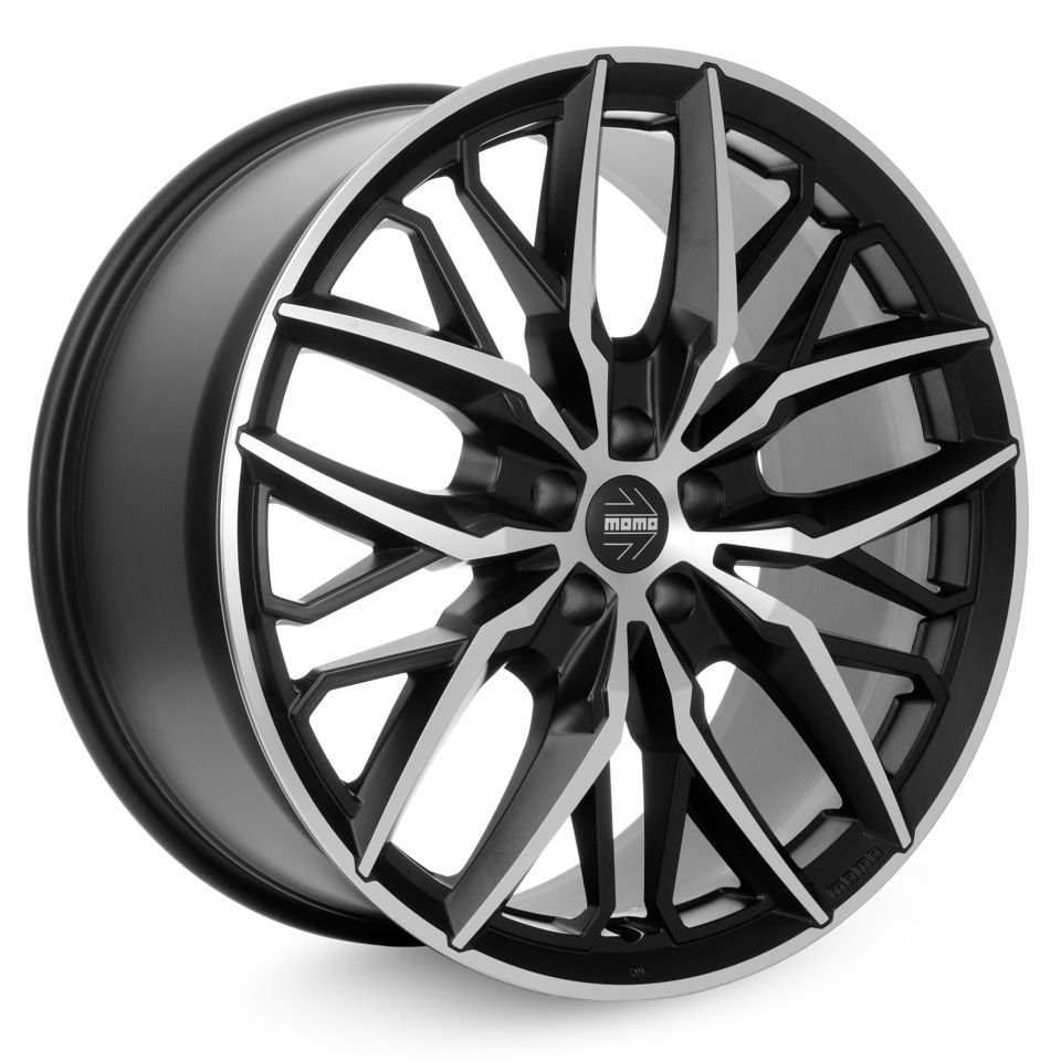 MOMO SUV SPIDER Matt Black-Polished 10x21/5x112 D66.6 ET25  