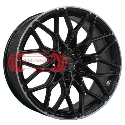 Khomen Wheels KHW1902 (Audi/VW) Black MR 8.5x19/5x112 D66.6 ET30  