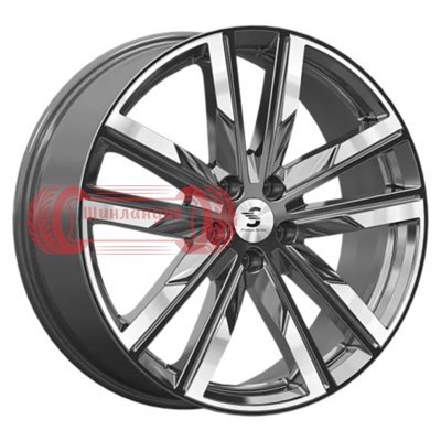 Premium Series КР014 (Tiguan) Diamond Gloss Graphite 8x20/5x112 D57.1 ET41  