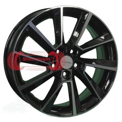 Khomen Wheels KHW1604 (Aveo) Black-FP 6x16/5x105 D56.6 ET39  