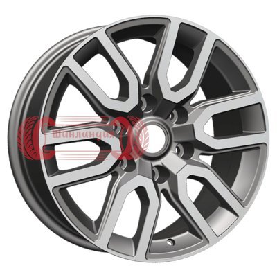 Khomen Wheels KHW1723 (Mazda BT50) Gray 8x17/6x139.7 D93.1 ET45  